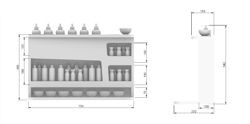 étagere a huille_Prototype, Meuble a huille copie 3