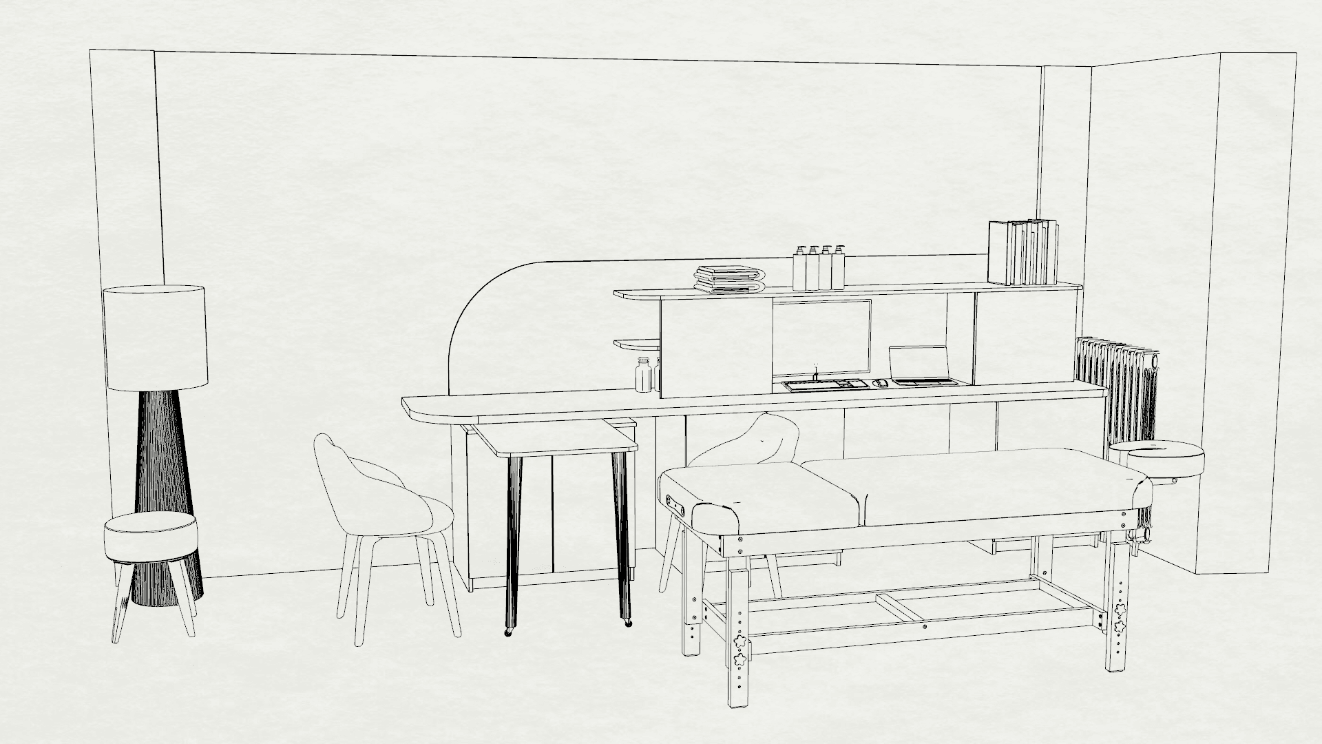 0- Cabine Tony mode bureau
